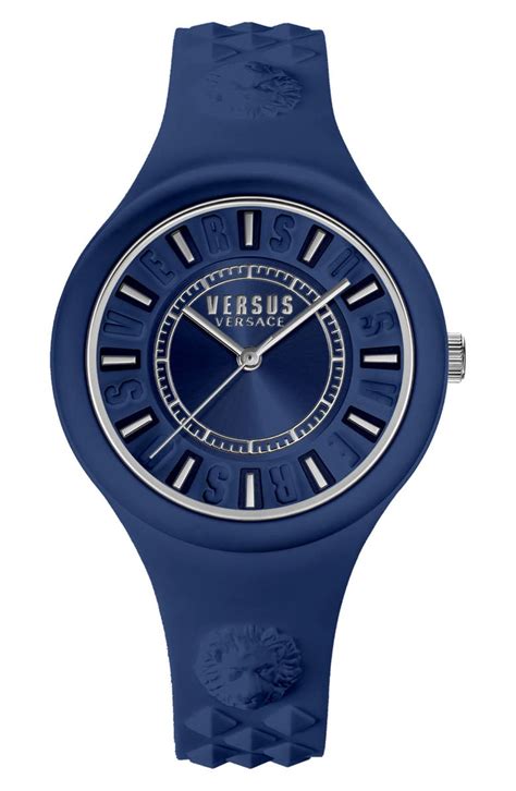 versus versace women's silicone strap watch 39mm|Women's Versus Fire Island Silicone Strap Watch, 39mm.